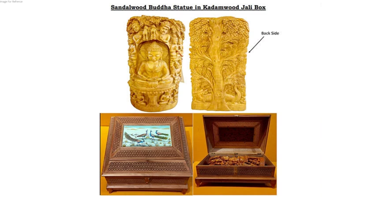 PM Modi gifts Sandalwood Buddha statue in Kadamwood jali box to Japan's PM Kishida